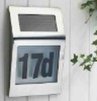 Solar House Number Plate,   Model No.:72147