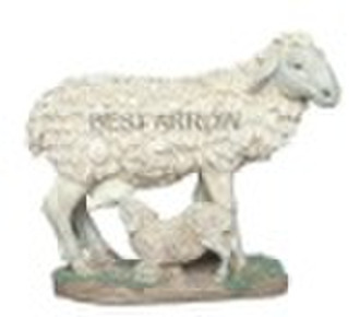 Polyresin овец, ремесла, животных украшения, 704