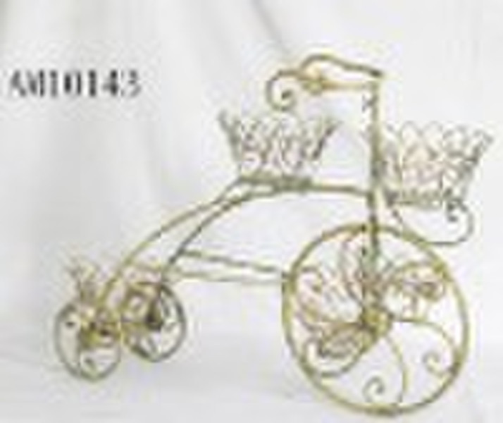 metal bicycle plant stand