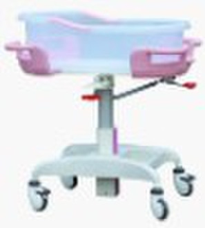 Moves lifting inclinable hospital baby carriage wi