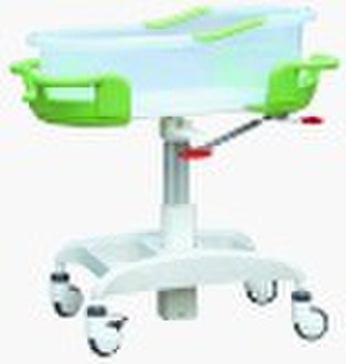 Moves lifting inclinable hospital baby carriage wi