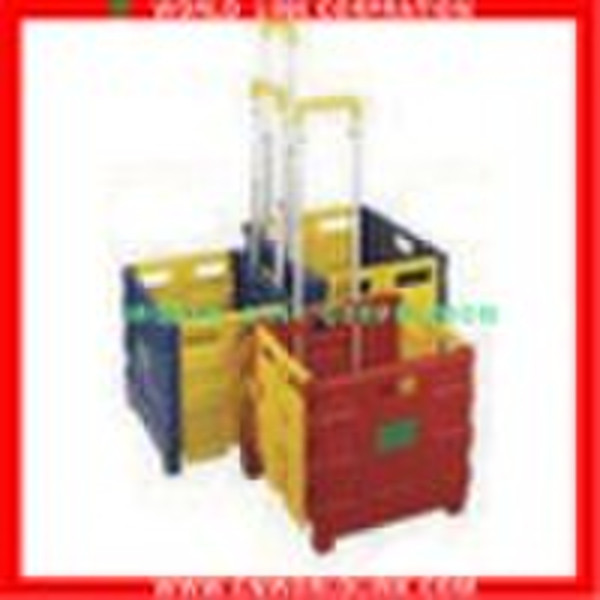plastic foldable trolley