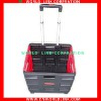 plastic luggage cart