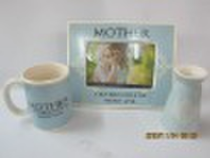 mother's day gift/photo frame, candle holder,