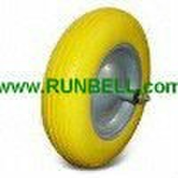 flat free pu foam wheel