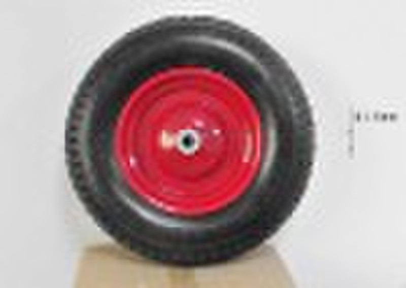 pneumatic rubber wheel