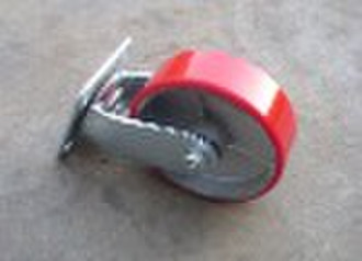 cast iron swivel polyurethane heavy duty caster