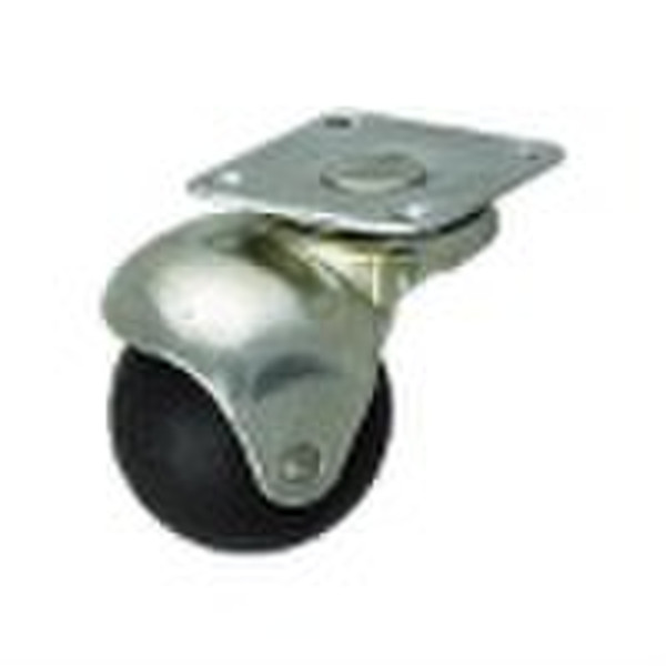 1-2" black ball office chair caster