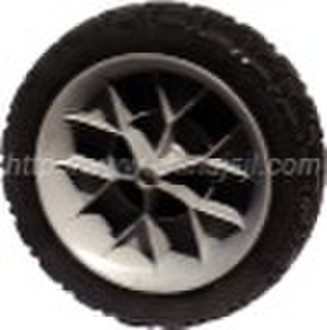 Semi-pneumatic  rubber wheel