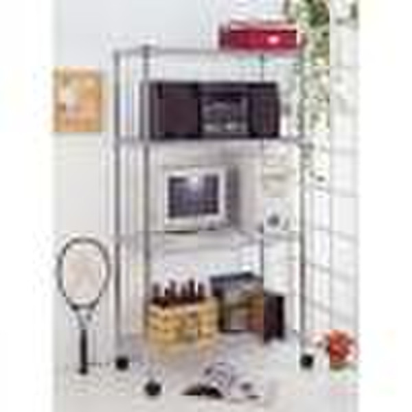 4-Tier Heavy Duty Chrome Plated Home Wire Shelving