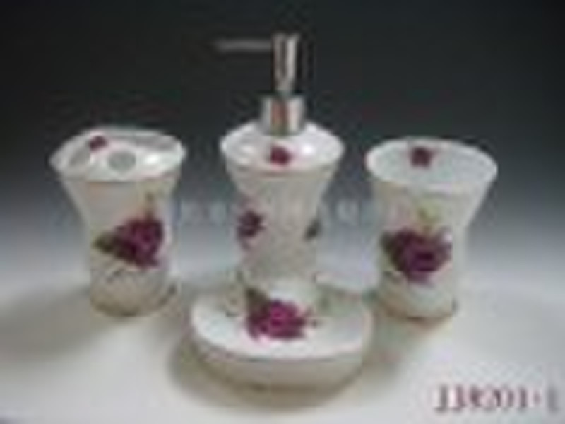 fashion ceramic bath set