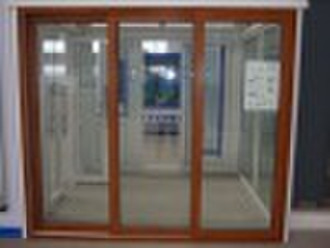 Four rails and three sliding door