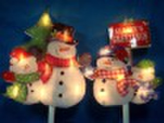 Snowman christmas lights & garden lights &