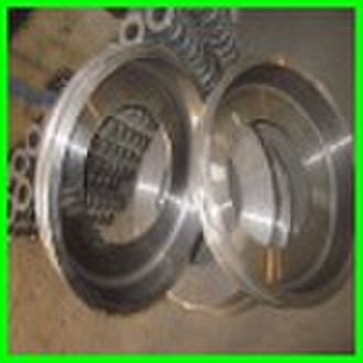 Steel wheel rim for heavy truck