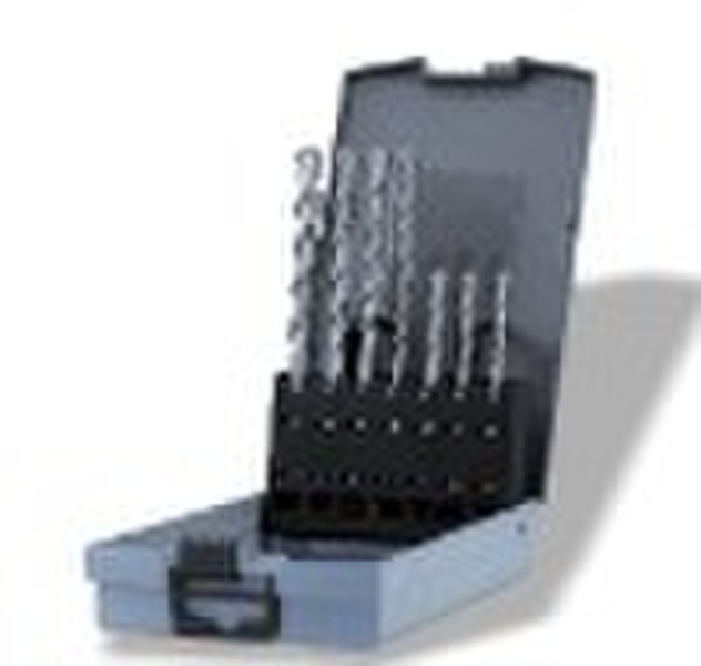 7PC Hammer Drill Bits Set in Rose plastic box