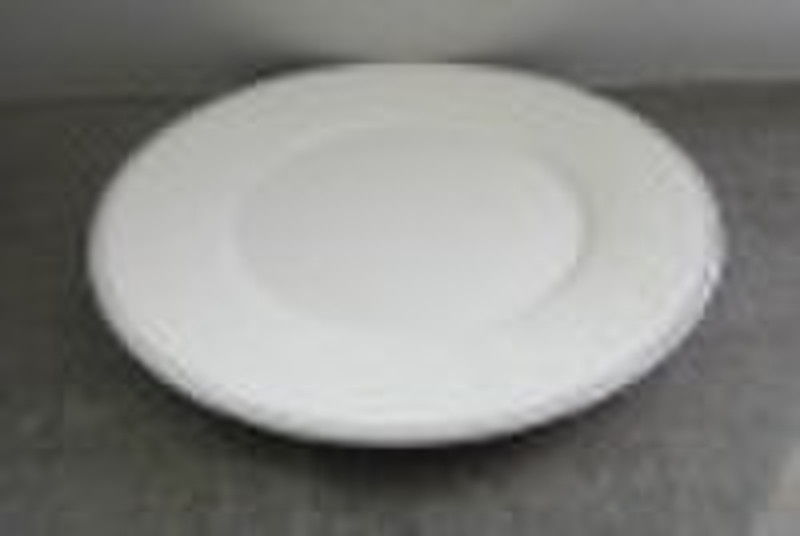 stock porcelain flat plate