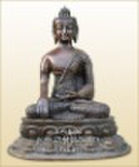 Buddha sitzt Bronzeguss