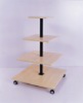 four tiered square table