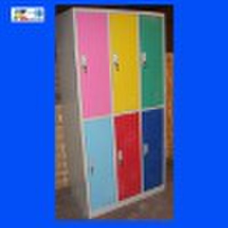 six-door steel locker