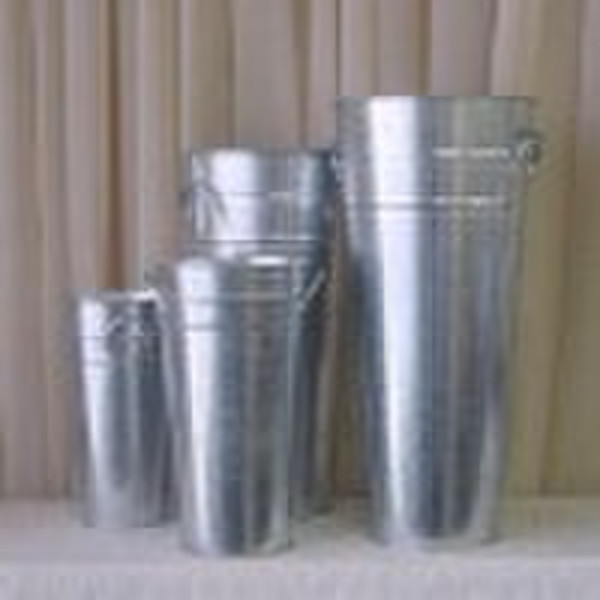 Galvanized Flower Bucket