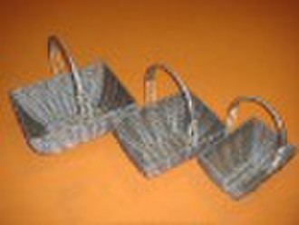 Hanging Basket, Resin Wicker Basket,Flower Basket