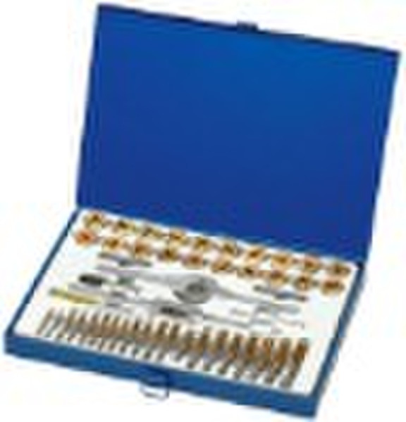 45pc titan-covered mertic alloy steel tap and die