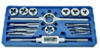 16PC ALLOY STEEL MERTIC TAP AND DIE SET