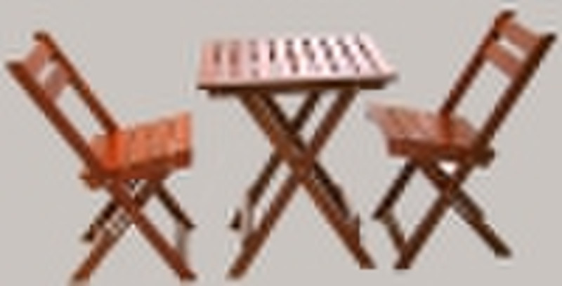 Wooden Table And Chair