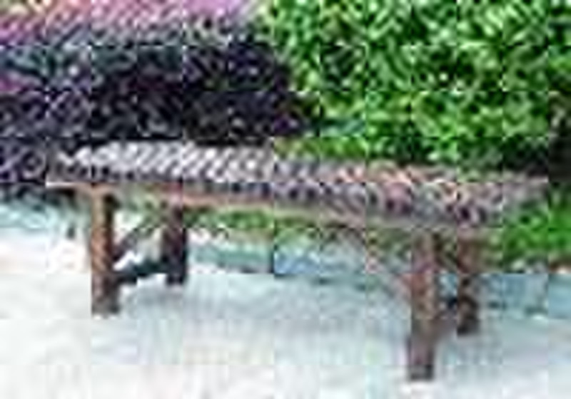 wooden bench