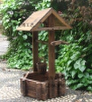 wooden washing well