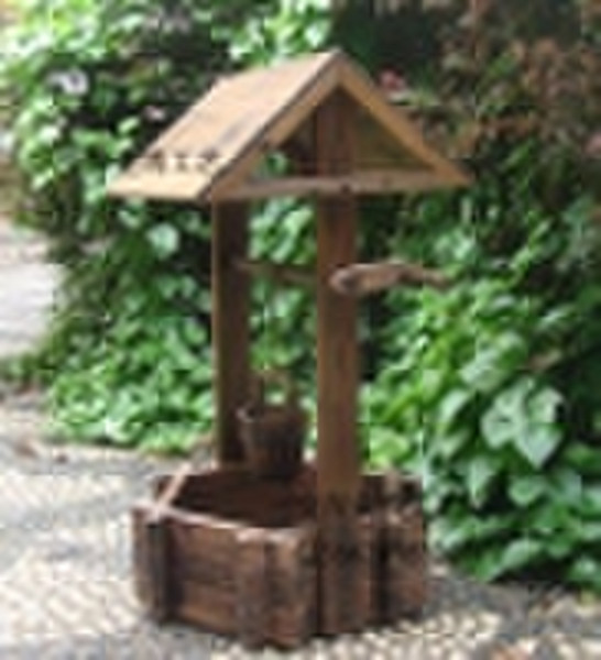 wooden washing well