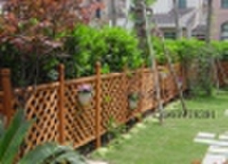 garden fence and post