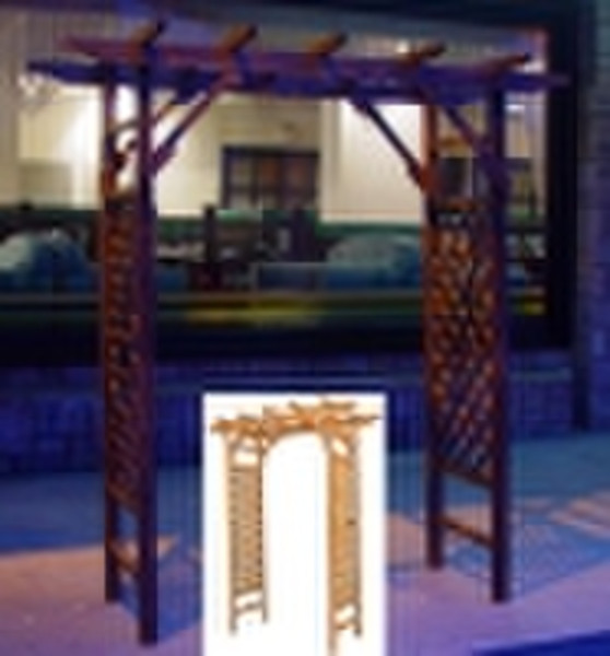 wooden arch