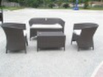 PE rattan furnitures:Aofa+Chairs+Table(HJ006 )