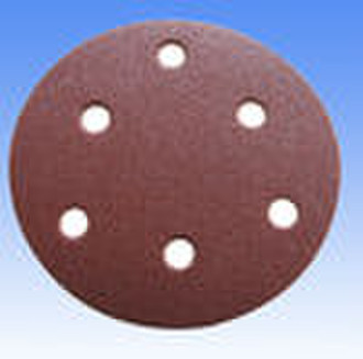 Abrasive Velcro Disc with 6 holes