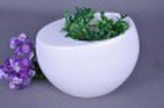 2010 new white flower planter