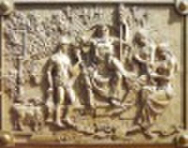 Kupfer Relief Skulptur