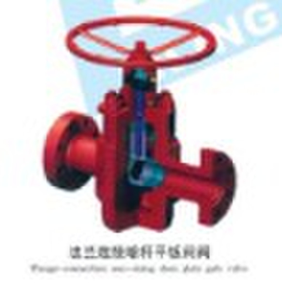 Plate gate valve