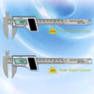 Solar digital caliper