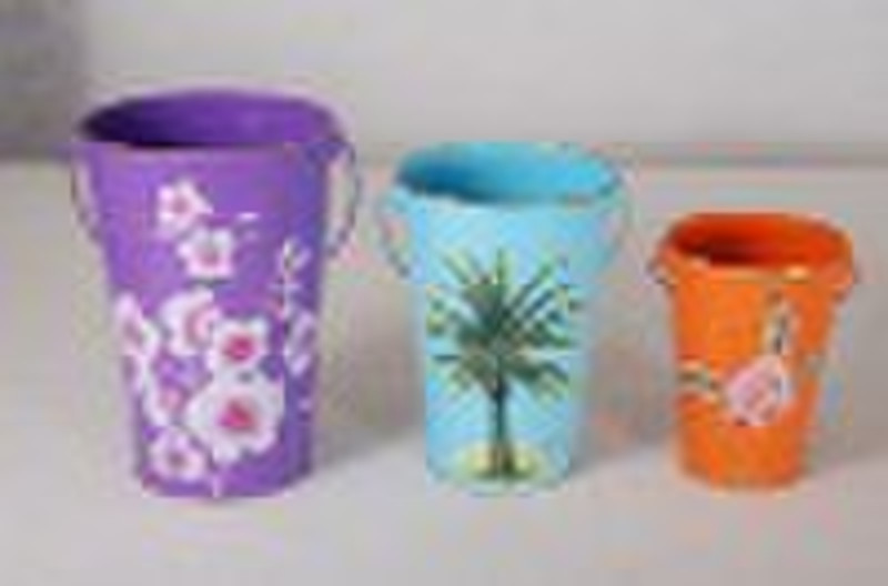 metal buckets