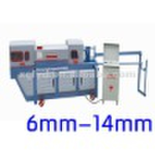 Hydraulic straightening and cutting machine