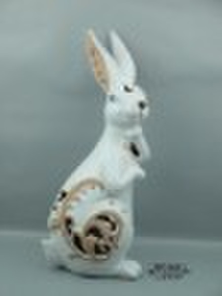 Ceramic Colored Rabbit