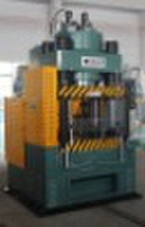 four columns hydraulic press for glasses