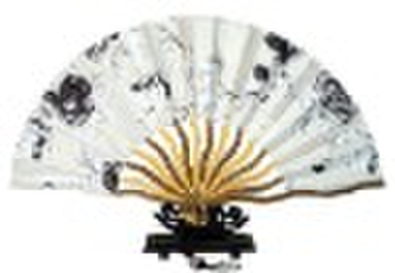 bamboo silk fan