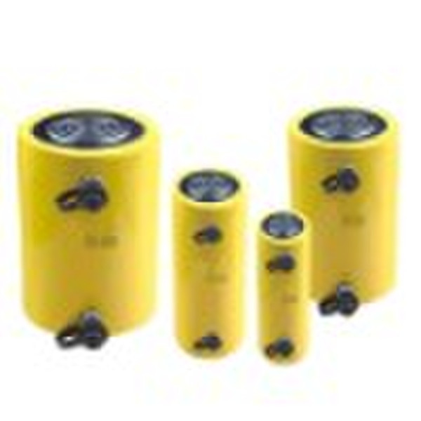 Double-acting hydraulic cylinder