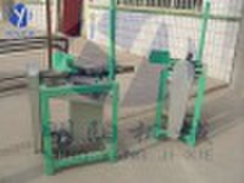 manually operated chain link fence machine