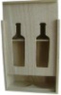 wooden wine package