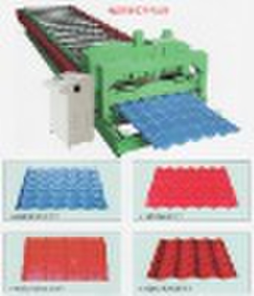 YX 1100 Glazed tile roll forming machine