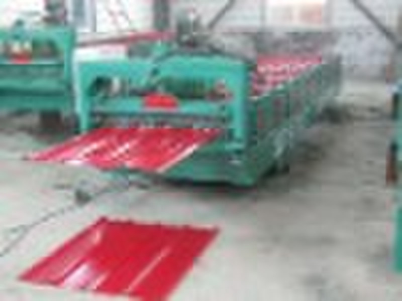 colored tile roll forming machine