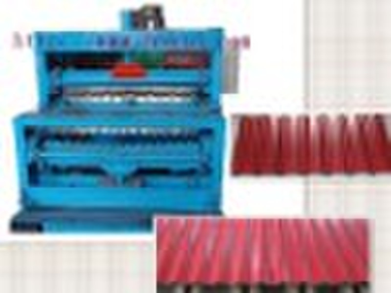 double sheets roll forming machine